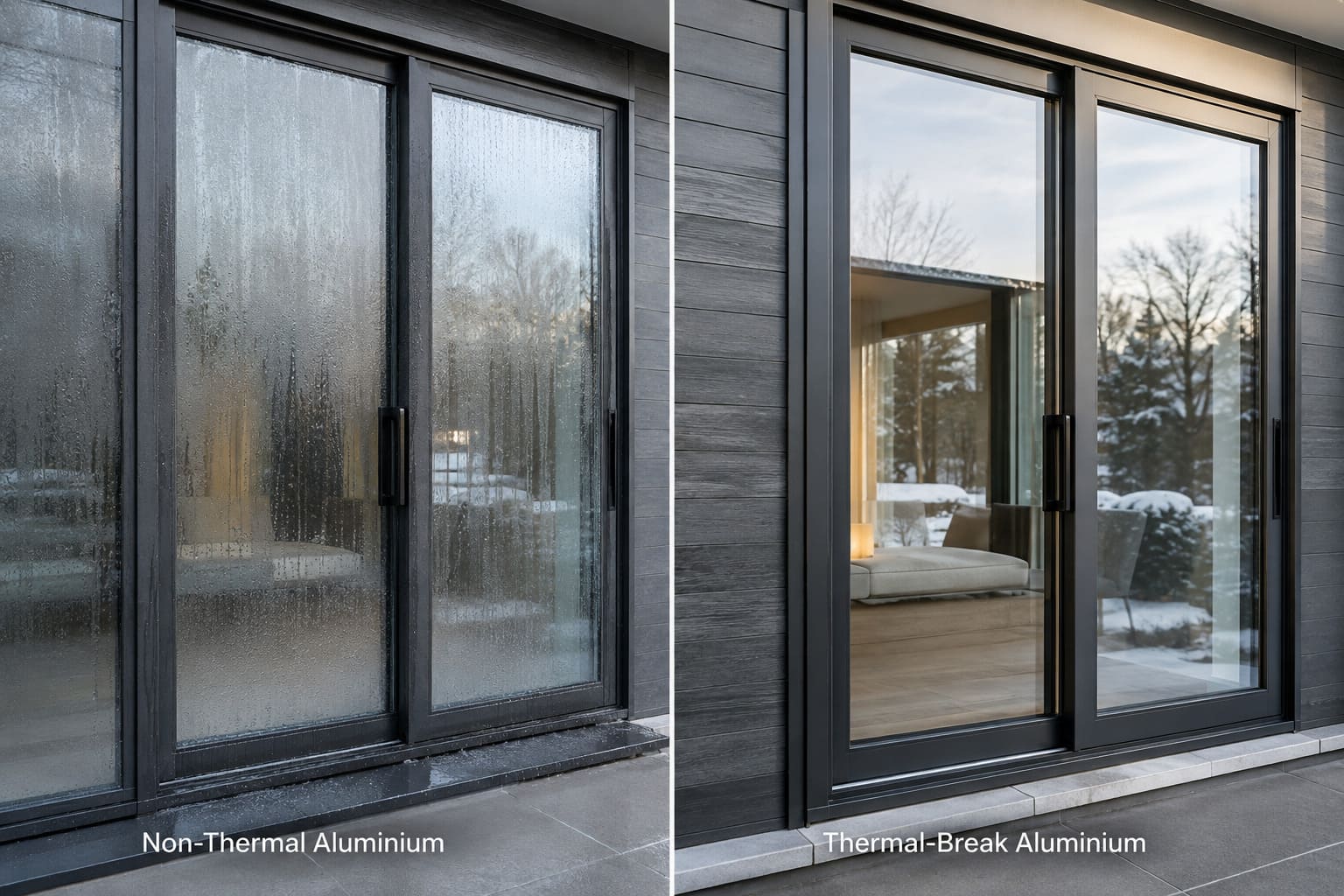 thermal conductivity disadvantages of aluminium doors